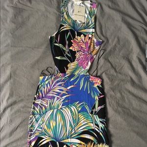Mara Hoffman tropical print fitting dress
